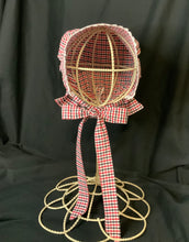 Load image into Gallery viewer, Prairie Bonnet Geaux Cajuns -Shuttle Tatted Edging or Plain