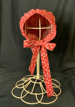 Load image into Gallery viewer, Prairie Bonnet, Vintage Fall Buds Fabric -Shuttle Tatted Edging or Plain