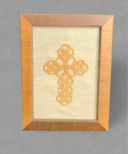 Load image into Gallery viewer, Acadian Brown Cotton Simple Cross
