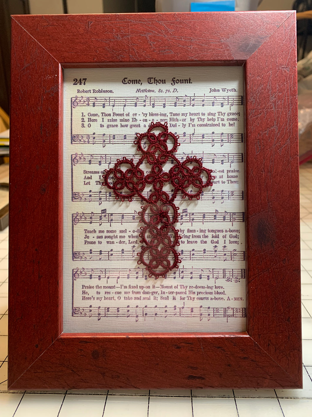 Come, Thou Fount - Wooden Frame