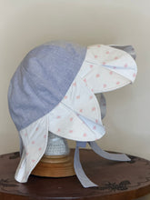 Load image into Gallery viewer, Bows &amp; Denim Petal Hat
