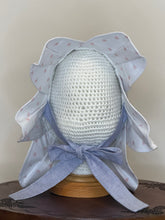 Load image into Gallery viewer, Bows &amp; Denim Petal Hat

