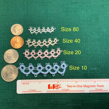 Load image into Gallery viewer, Shuttle Tatted Edging - Ring and Chains

