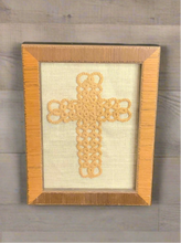 Load image into Gallery viewer, Acadian Brown Cotton Simple Cross
