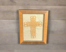 Load image into Gallery viewer, Acadian Brown Cotton Simple Cross
