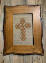 Load image into Gallery viewer, Acadian Brown Cotton Simple Cross
