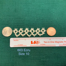Load image into Gallery viewer, Shuttle Tatted Edging - Ring and Chains
