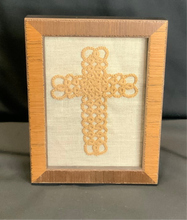 Load image into Gallery viewer, Acadian Brown Cotton Simple Cross
