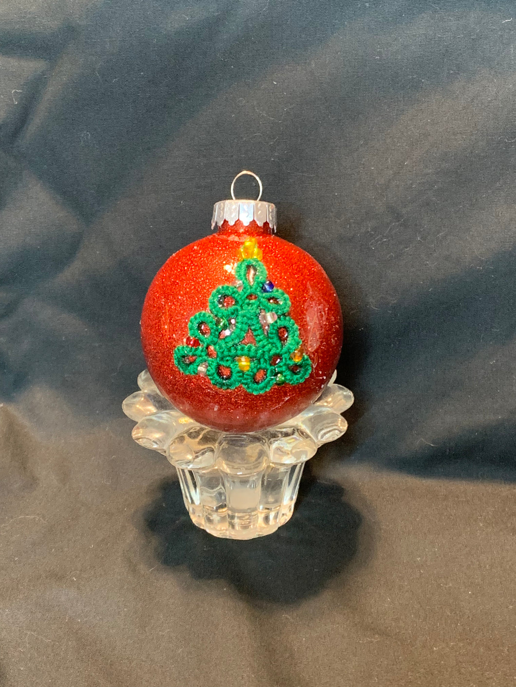 Christmas Ornament - Tatted Christmas Tree