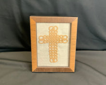 Load image into Gallery viewer, Acadian Brown Cotton Simple Cross
