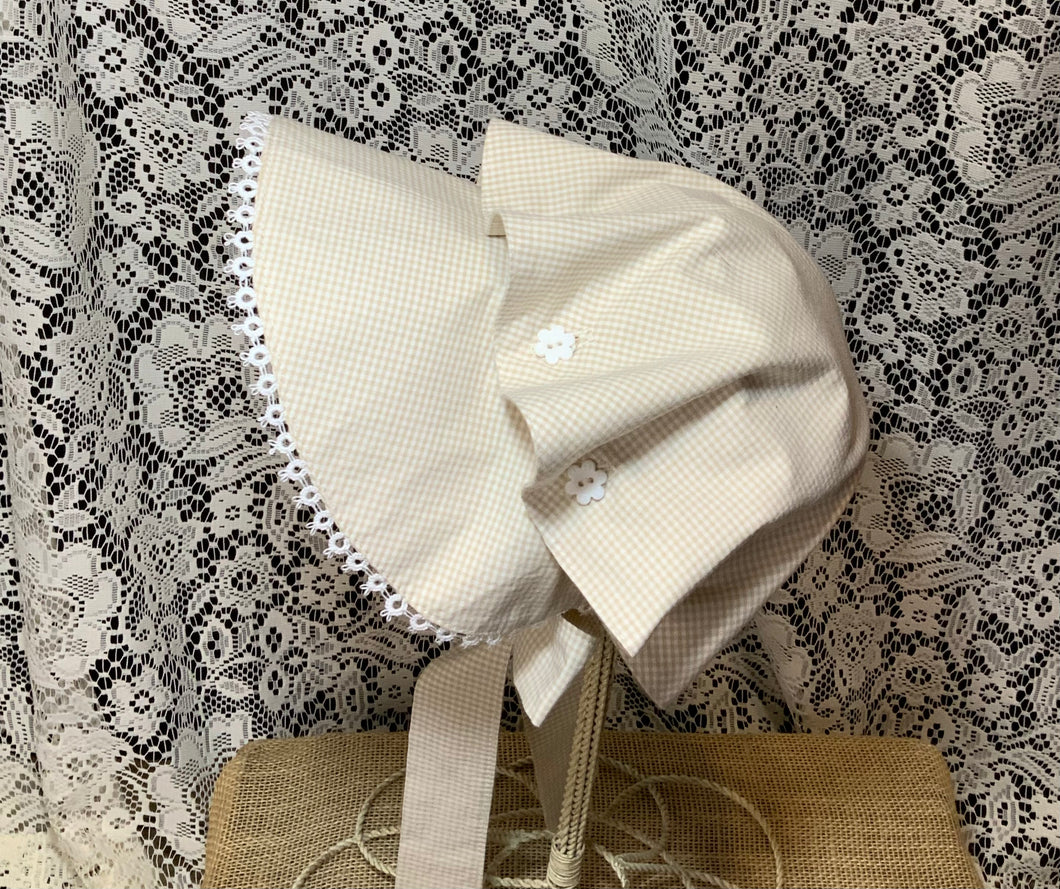 Summer Button Bonnets