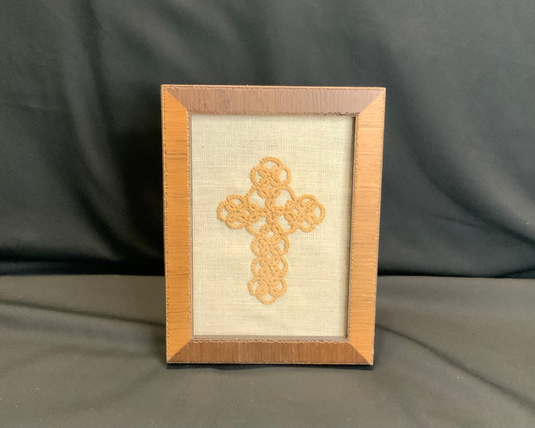 Acadian Brown Cotton Simple Cross