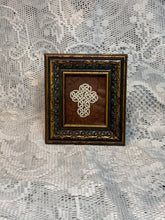 Load image into Gallery viewer, Mini Shuttle Tatted Vintage Cross
