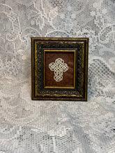 Load image into Gallery viewer, Shuttle Tatted Vintage Cross

