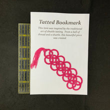 Load image into Gallery viewer, Bookmark - Shuttle Tatting, Elegant
