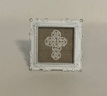 Load image into Gallery viewer, Shuttle Tatted Mini Cross
