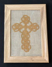 Load image into Gallery viewer, Acadian Brown Cotton Simple Cross
