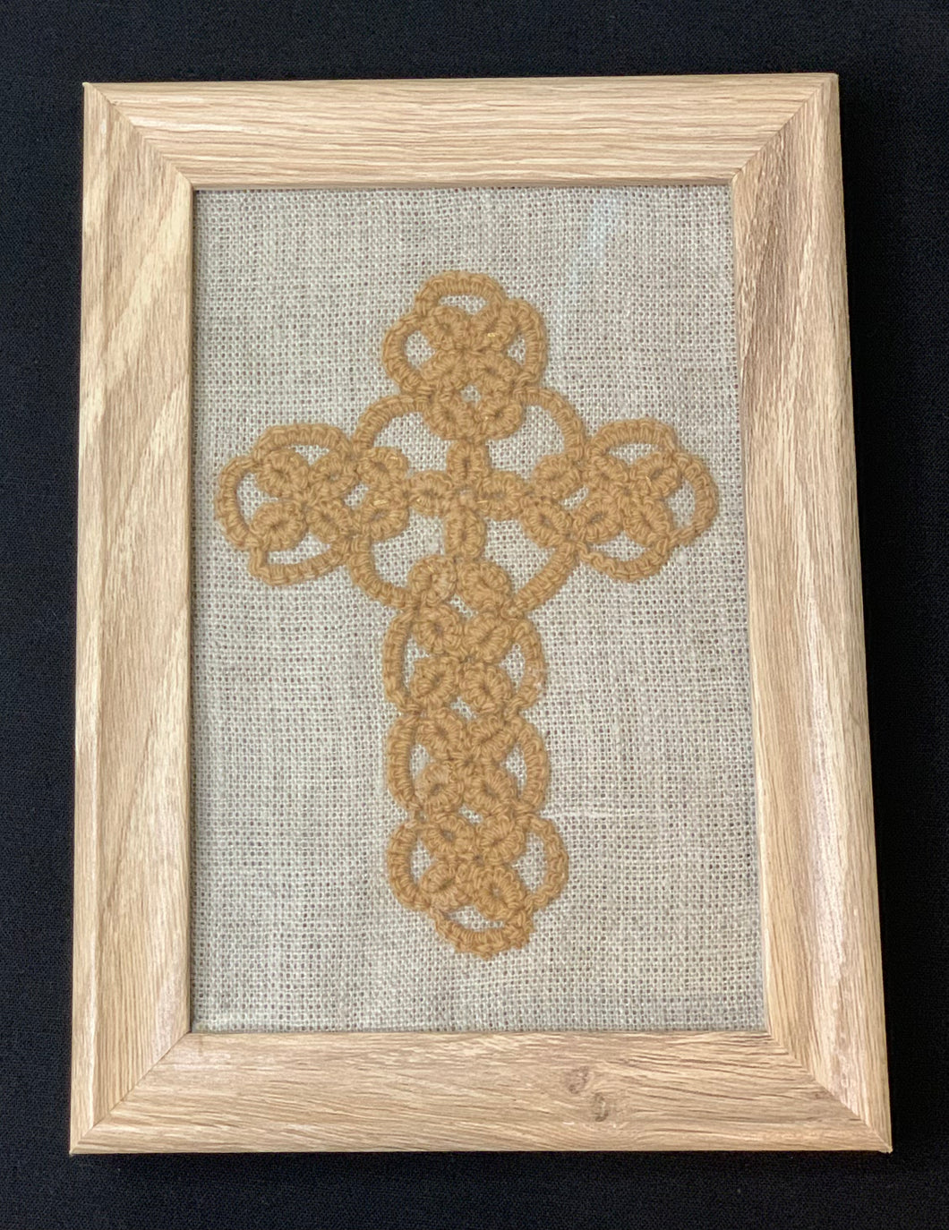 Acadian Brown Cotton Simple Cross