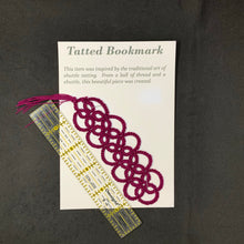 Load image into Gallery viewer, Bookmark - Shuttle Tatting, Elegant

