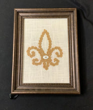 Load image into Gallery viewer, Acadian Brown Cotton Fleur de Lis
