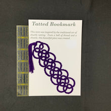 Load image into Gallery viewer, Bookmark - Shuttle Tatting, Elegant
