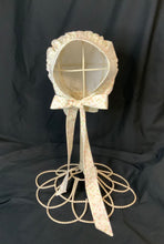 Load image into Gallery viewer, Prairie Bonnet, Vintage Rose Fabric -Shuttle Tatted Edging or Plain
