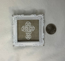 Load image into Gallery viewer, Shuttle Tatted Mini Cross
