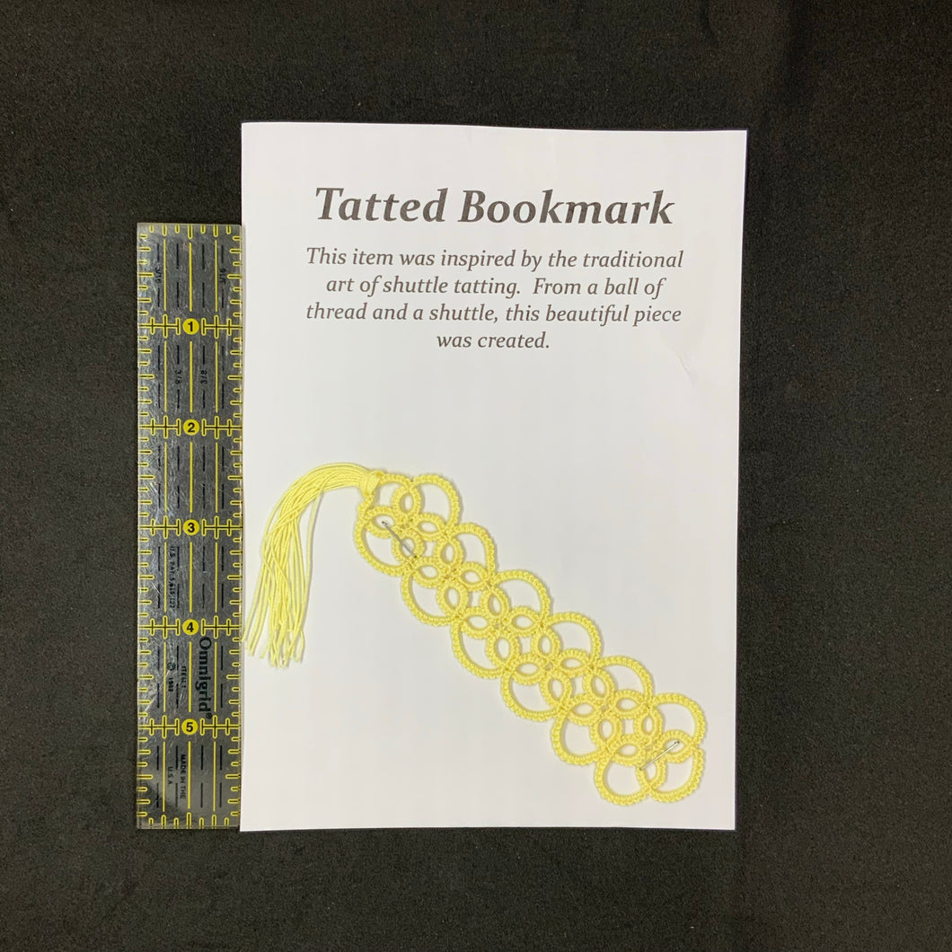 Bookmark - Shuttle Tatted, Elegant