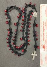 Load image into Gallery viewer, Rosary- Shuttle Tatted, Glass Beads
