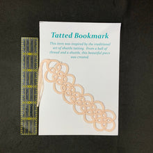 Load image into Gallery viewer, Bookmark - Shuttle Tatting, Elegant
